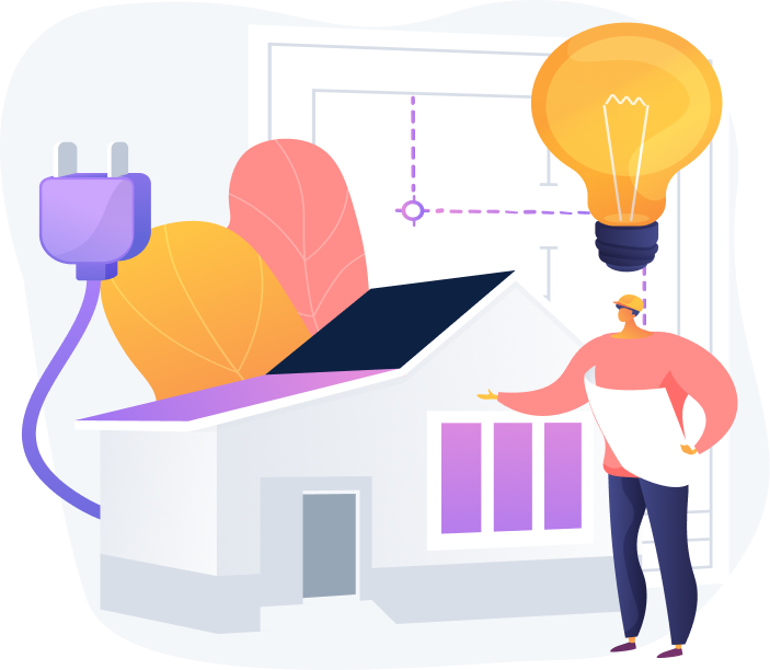 Engineer adjusting gas valve during energy contract renewal