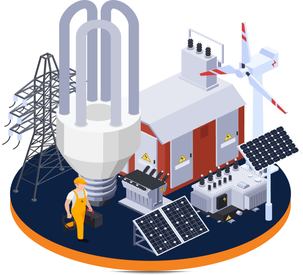 Business energy solutions including electricity, solar panels and wind power